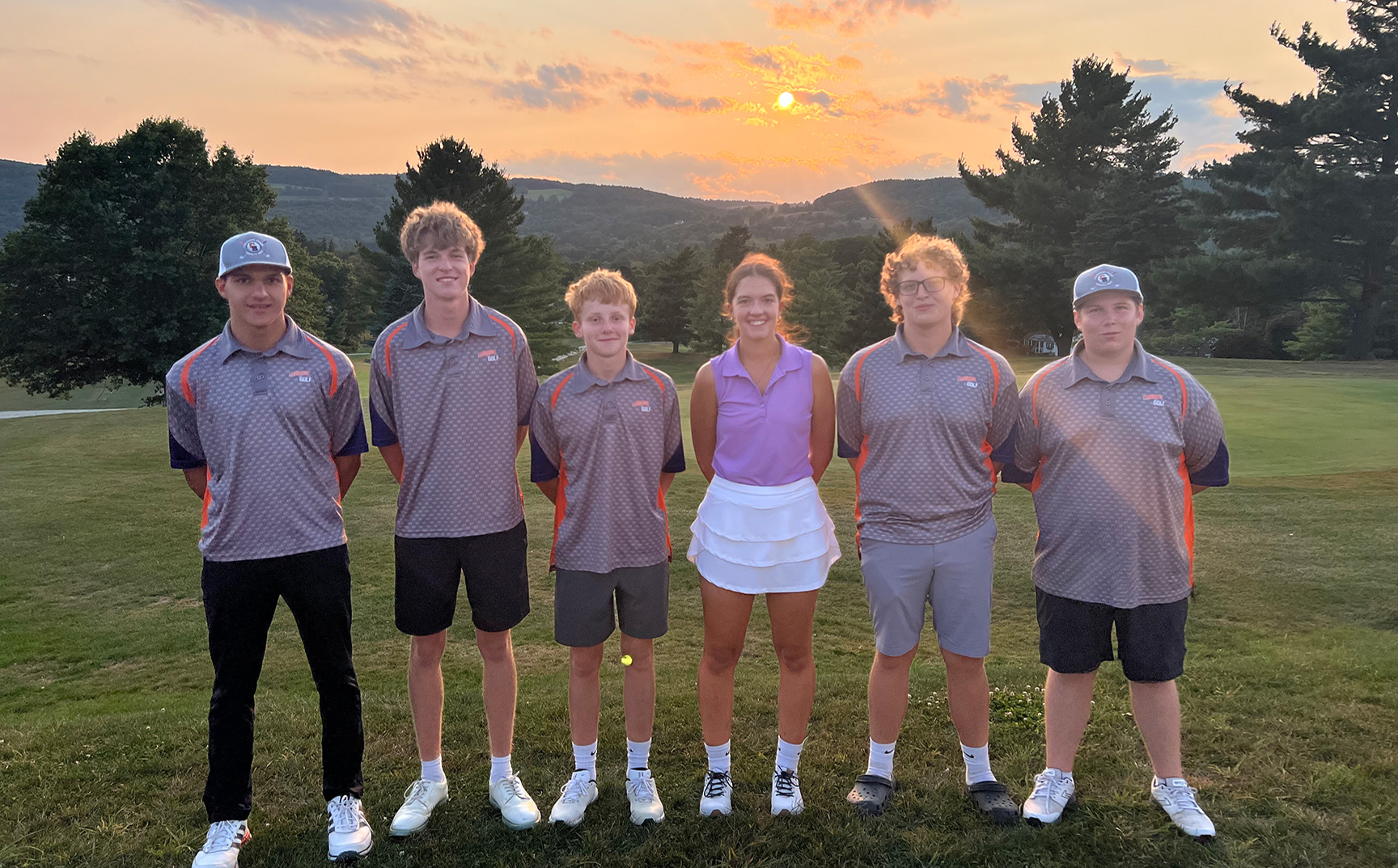 Varsity golf team