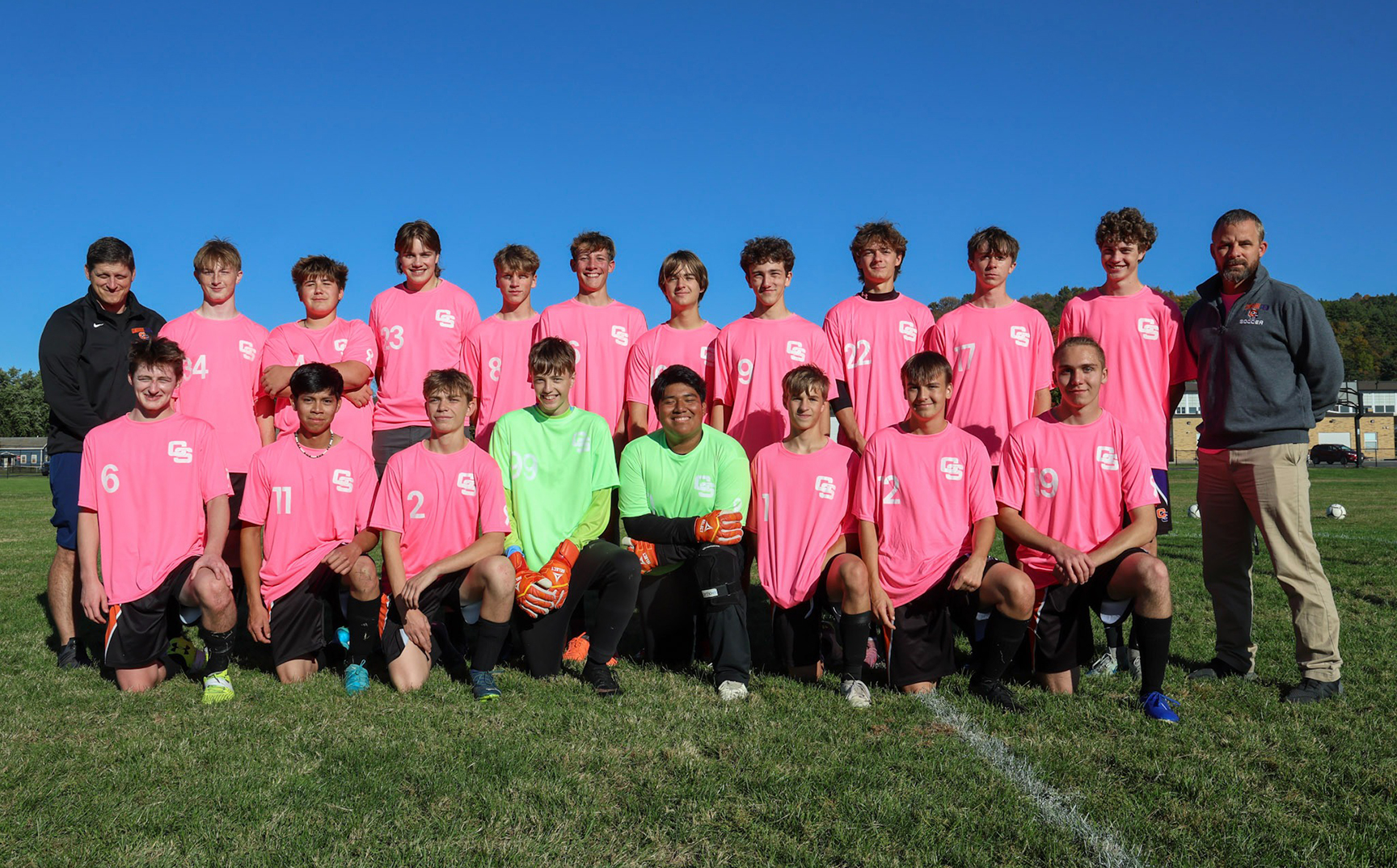 Boys soccer team