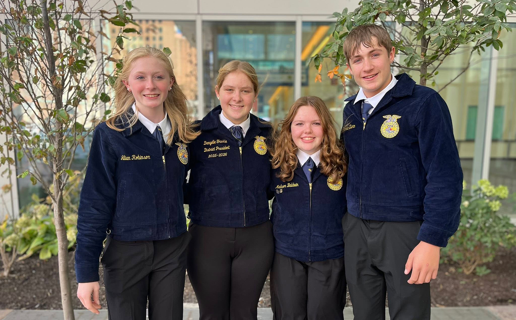 FFA students at the National Convention in Indianapolis 