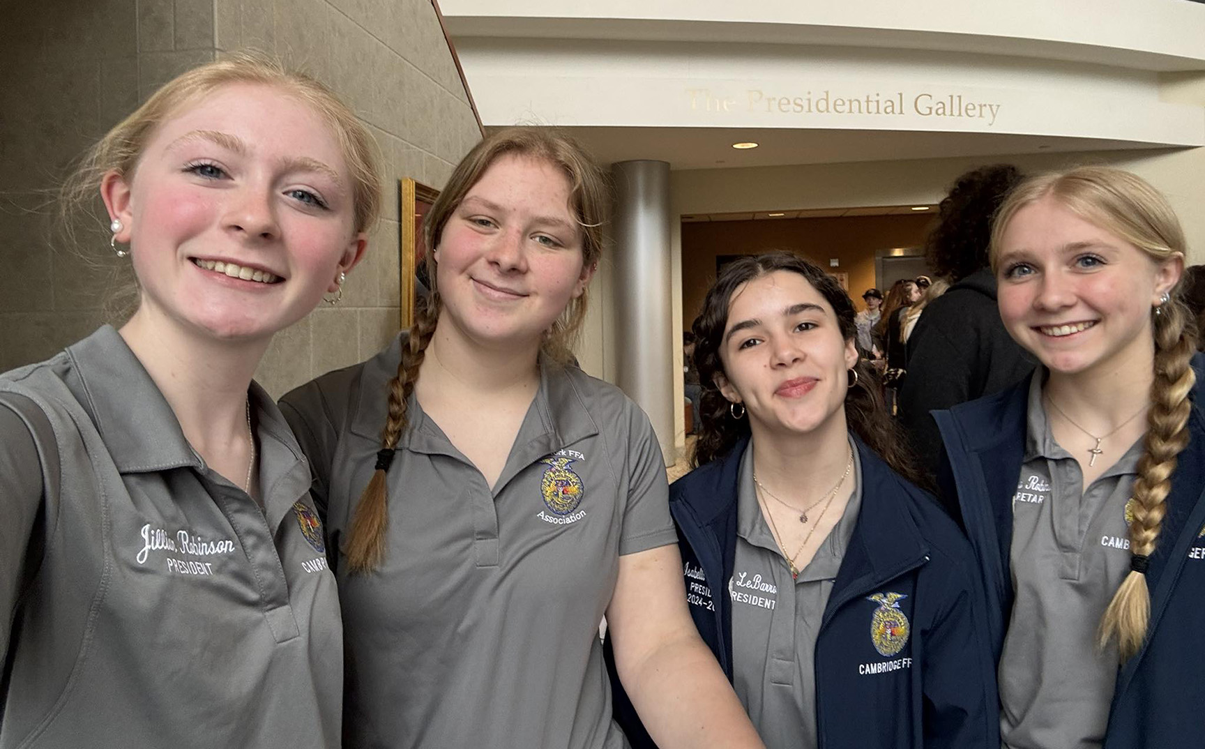 FFA members at a competition