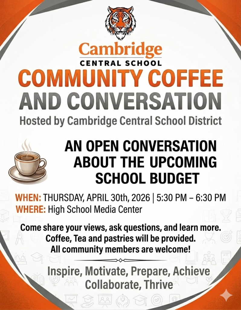 Community Coffee and Conversation flyer