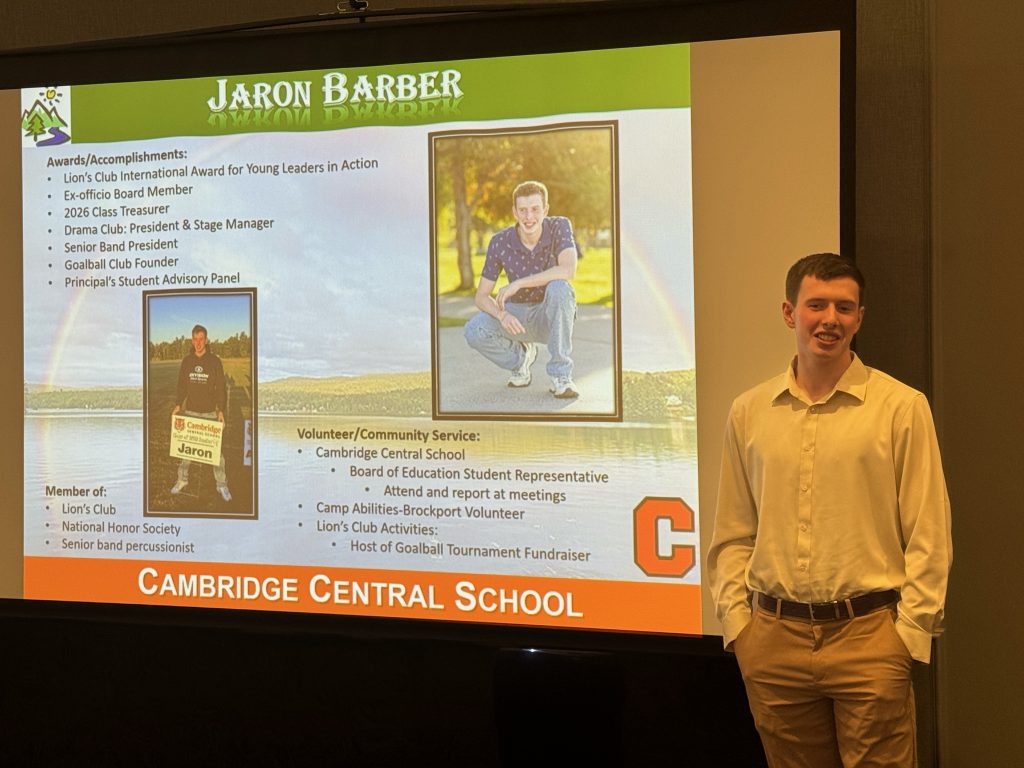 Jaron Barber at the AASBA Awards Ceremony